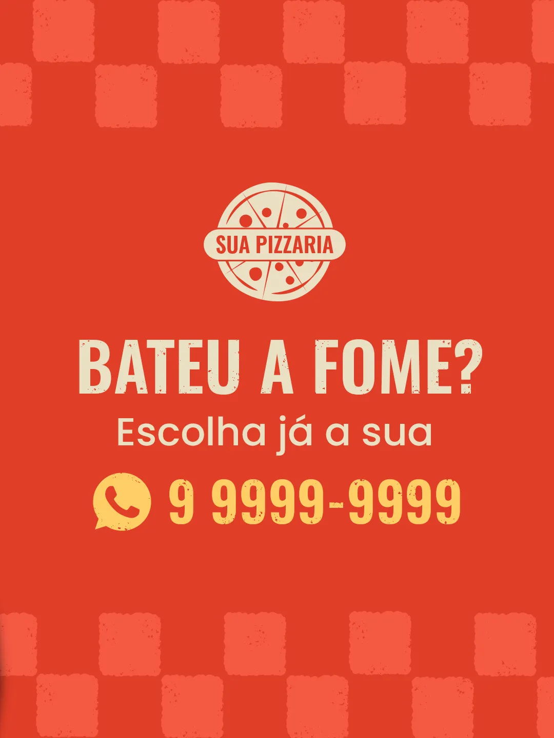 Post Sabores que Mais Vendem Bateu a fome chama no WhatsApp