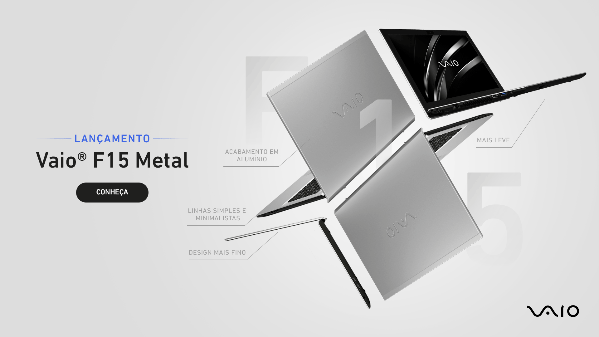 F15 metal key visual de lançamento