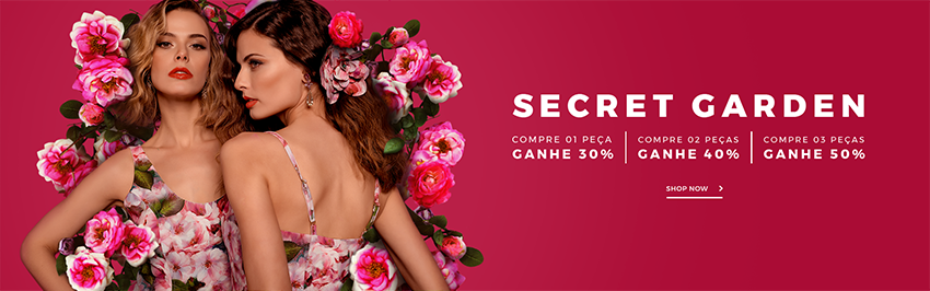 Banner da campanha secret garden