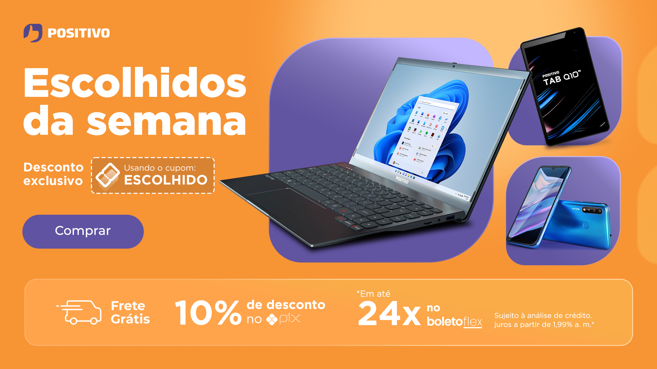 Campanha Escolhidos da Semana Positivo