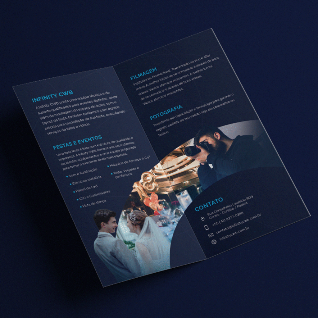 Flyer aberto