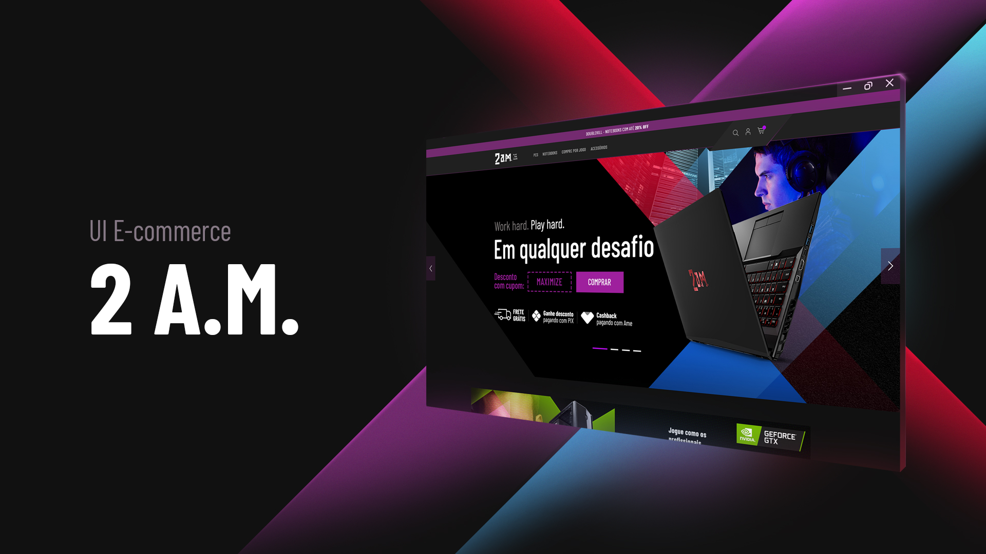 Capa de apresentação do projeto 2 A.M.