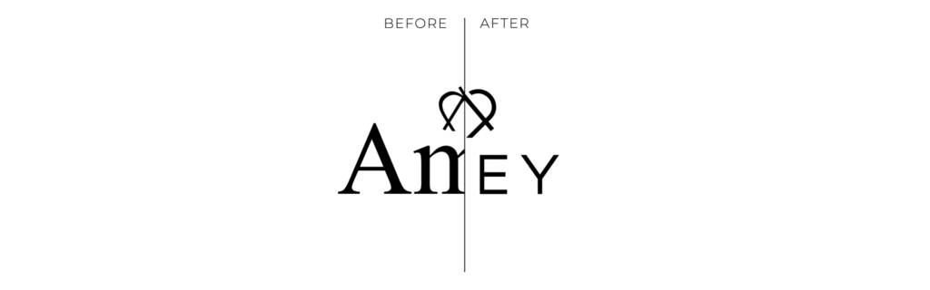 Antes e depois do redesign